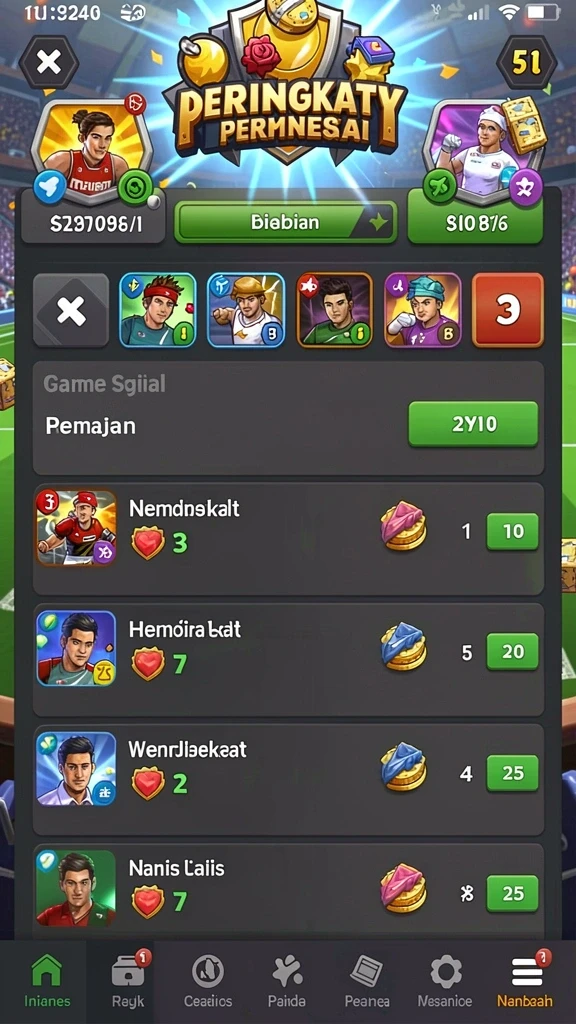 cu888 - Screenshot menunjukkan pilihan permainan yang tersedia di CU888.