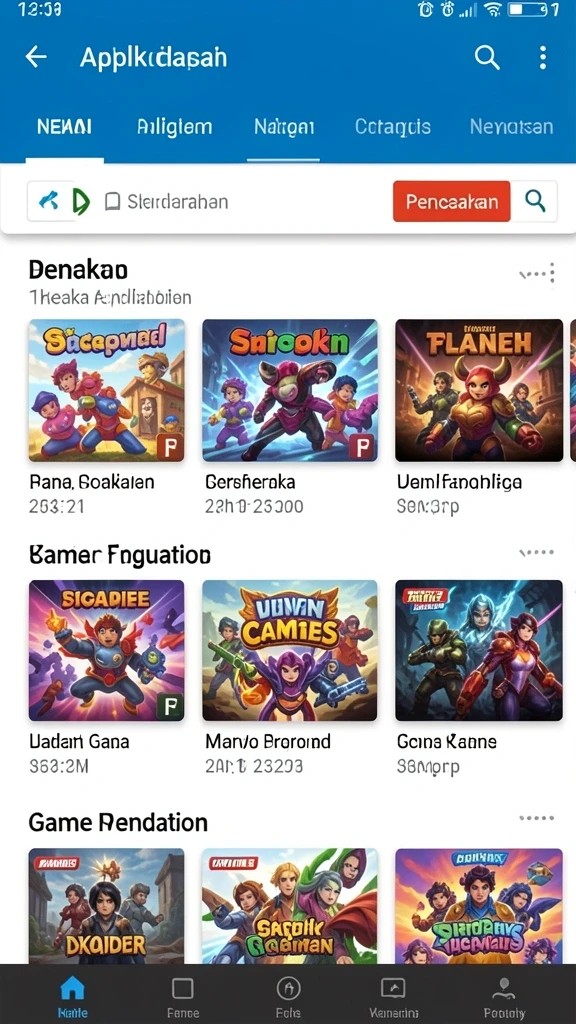 garco200 - Tangkapan layar menampilkan lingkungan permainan yang menakjubkan.