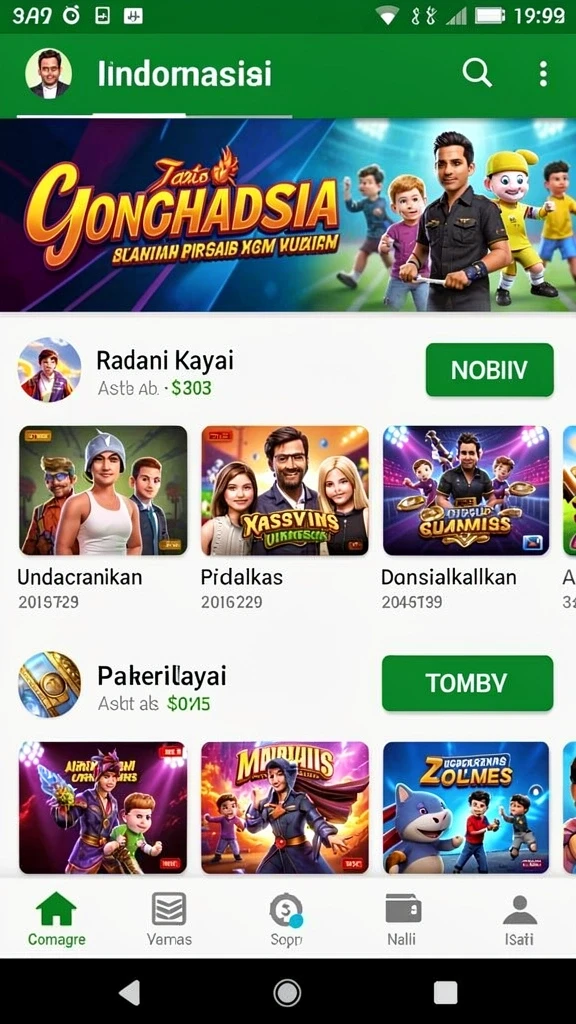 gobetasia - Tampilan antarmuka utama GOBETASIA yang intuitif.