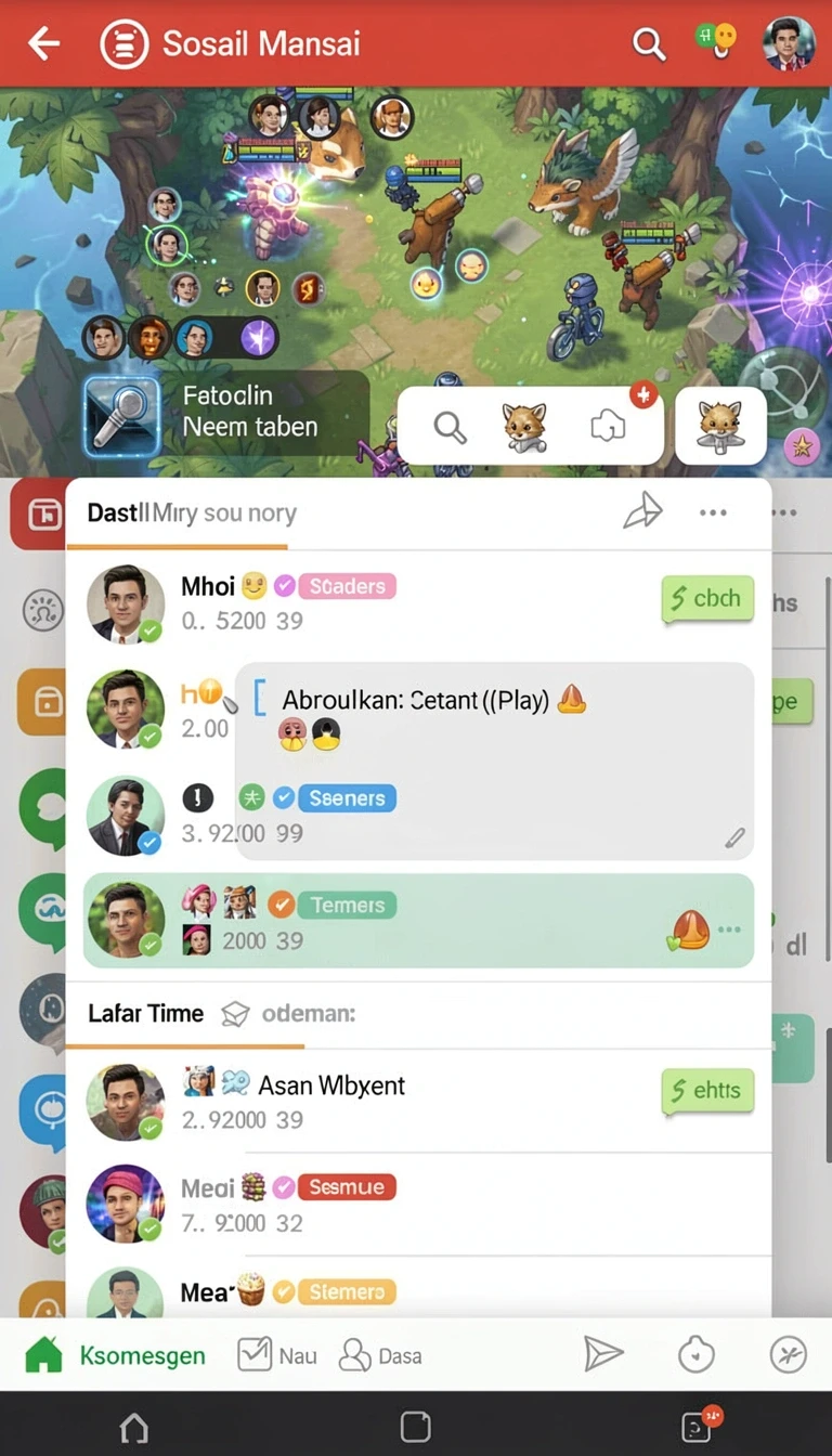 luckydf - Tampilan antarmuka yang menarik dan ramah pengguna.