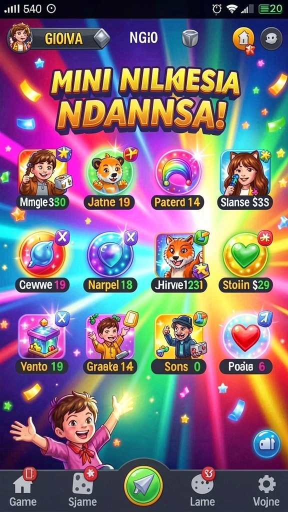 ollo4d - Tangkapan layar menampilkan karakter utama dalam aksi.
