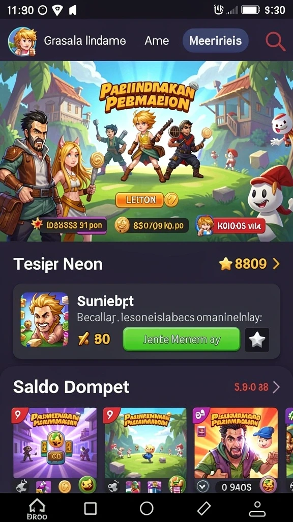 pcx777 - Screenshot aplikasi menampilkan tema slot yang menarik.