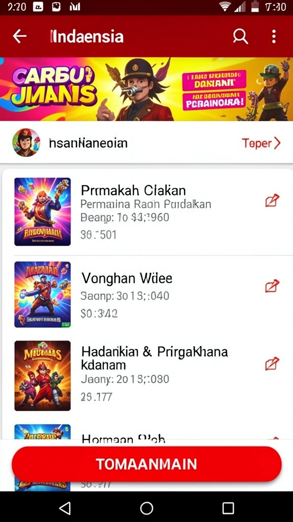 rp99 - Leaderboard untuk bersaing dengan pemain lain.