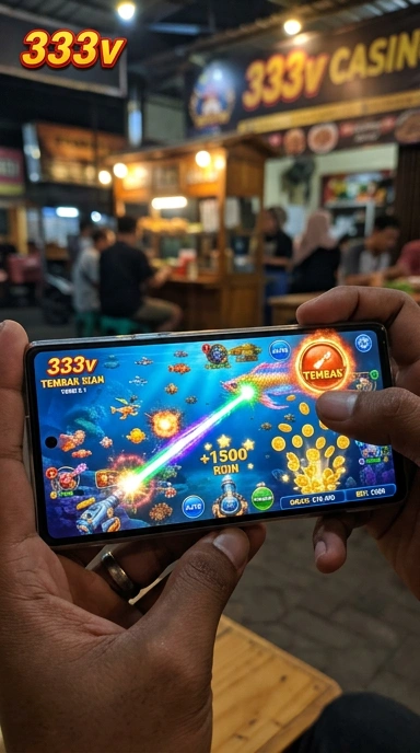 Layar utama 333v — antarmuka bersih setelah instalasi
